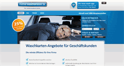 Desktop Screenshot of meine-waschstrasse.de